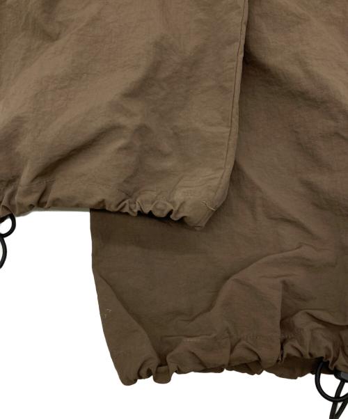 SOL soonerorlater（スーナーオアレイター）SOL soonerorlater (スーナーオアレイター) NYLON TRACK PANTS ブラウン サイズ:Lの古着・服飾アイテム