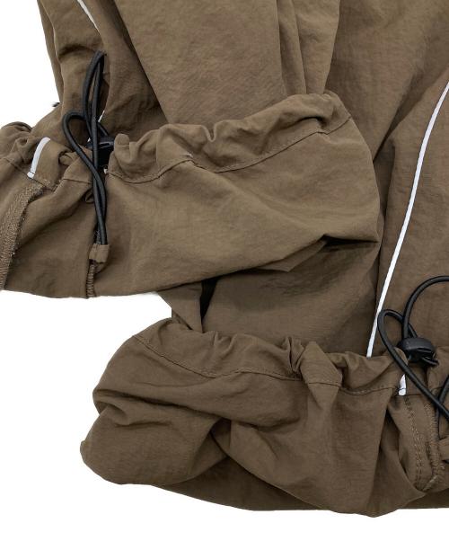 SOL soonerorlater（スーナーオアレイター）SOL soonerorlater (スーナーオアレイター) NYLON TRACK PANTS ブラウン サイズ:Lの古着・服飾アイテム