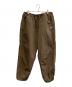 SOL soonerorlater（スーナーオアレイター）の古着「NYLON TRACK PANTS」｜ブラウン