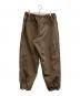 SOL soonerorlater (スーナーオアレイター) NYLON TRACK PANTS ブラウン サイズ:L：12000円