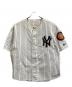 STARTER（スターター）の古着「New York Yankees ベースボールシャツ」｜ホワイト