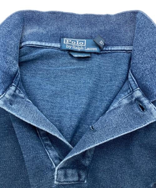 POLO RALPH LAUREN（ポロ・ラルフローレン）POLO RALPH LAUREN (ポロ・ラルフローレン) ビッグポニーポロシャツ インディゴ サイズ:Lの古着・服飾アイテム