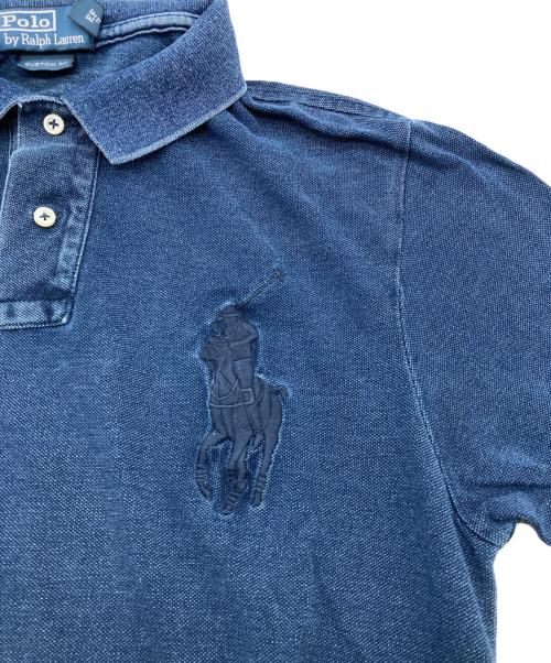 POLO RALPH LAUREN（ポロ・ラルフローレン）POLO RALPH LAUREN (ポロ・ラルフローレン) ビッグポニーポロシャツ インディゴ サイズ:Lの古着・服飾アイテム