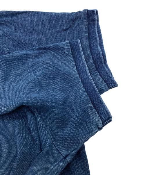 POLO RALPH LAUREN（ポロ・ラルフローレン）POLO RALPH LAUREN (ポロ・ラルフローレン) ビッグポニーポロシャツ インディゴ サイズ:Lの古着・服飾アイテム