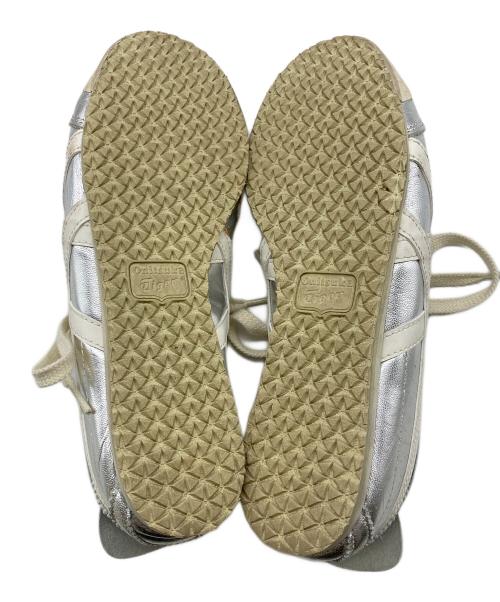 Onitsuka Tiger（オニツカタイガー）Onitsuka Tiger (オニツカタイガー) MEXICO'66 シルバー サイズ:24.5の古着・服飾アイテム