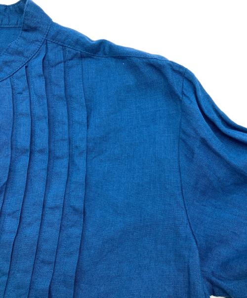 fog linen work（フォグリネンワーク）fog linen work (フォグリネンワーク) プルオーバーリネンシャツ ブルー サイズ:FREEの古着・服飾アイテム