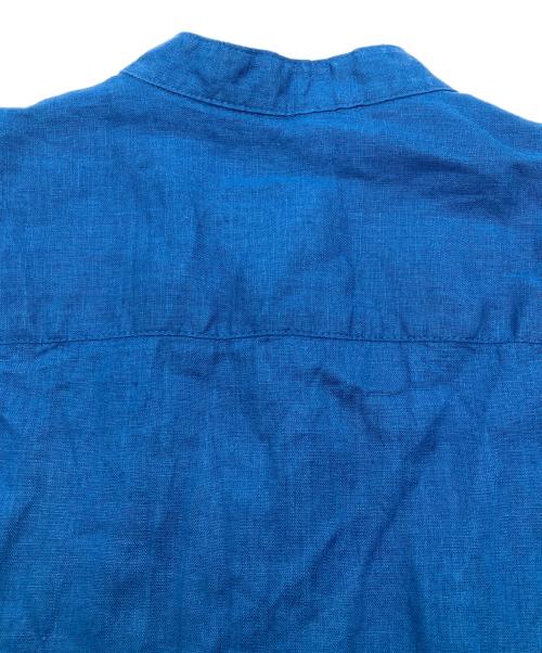 fog linen work（フォグリネンワーク）fog linen work (フォグリネンワーク) プルオーバーリネンシャツ ブルー サイズ:FREEの古着・服飾アイテム