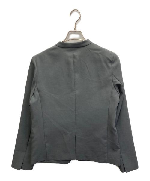 PLST（プラステ）PLST (プラステ) ノーカラージャケット グレー サイズ:Sの古着・服飾アイテム