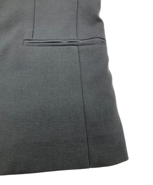 PLST（プラステ）PLST (プラステ) ノーカラージャケット グレー サイズ:Sの古着・服飾アイテム