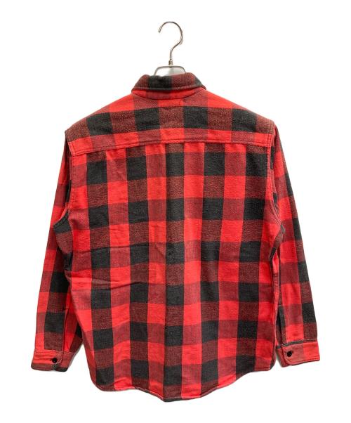 Prentiss（プレンティス）Prentiss (プレンティス) 80’Sシャツ/USA レッド サイズ:Lの古着・服飾アイテム