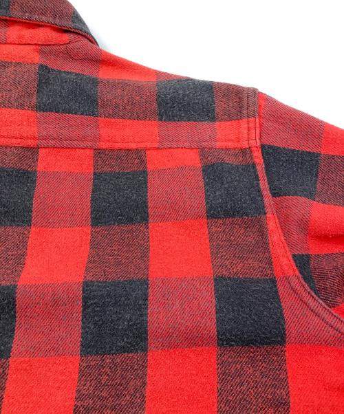 Prentiss（プレンティス）Prentiss (プレンティス) 80’Sシャツ/USA レッド サイズ:Lの古着・服飾アイテム