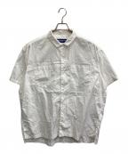 WHITE MOUNTAINEERINGホワイトマウンテ二アニング）の古着「BROAD OPEN COLLAR SHIRT」｜ホワイト