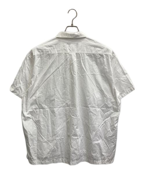 WHITE MOUNTAINEERING（ホワイトマウンテ二アニング）WHITE MOUNTAINEERING (ホワイトマウンテ二アニング) BROAD OPEN COLLAR SHIRT ホワイト サイズ:3の古着・服飾アイテム