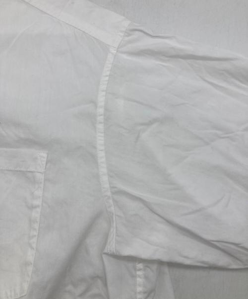 WHITE MOUNTAINEERING（ホワイトマウンテ二アニング）WHITE MOUNTAINEERING (ホワイトマウンテ二アニング) BROAD OPEN COLLAR SHIRT ホワイト サイズ:3の古着・服飾アイテム