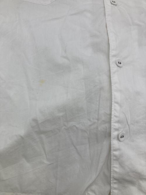 WHITE MOUNTAINEERING（ホワイトマウンテ二アニング）WHITE MOUNTAINEERING (ホワイトマウンテ二アニング) BROAD OPEN COLLAR SHIRT ホワイト サイズ:3の古着・服飾アイテム