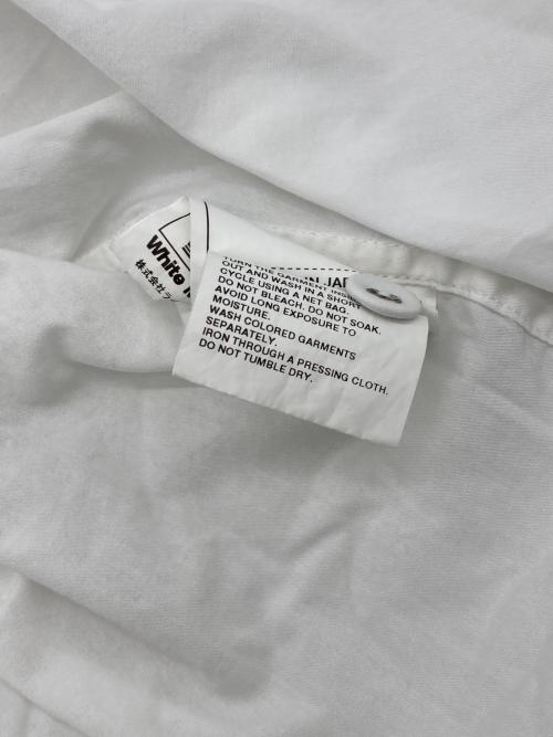 WHITE MOUNTAINEERING（ホワイトマウンテ二アニング）WHITE MOUNTAINEERING (ホワイトマウンテ二アニング) BROAD OPEN COLLAR SHIRT ホワイト サイズ:3の古着・服飾アイテム