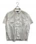 WHITE MOUNTAINEERING（ホワイトマウンテ二アニング）の古着「BROAD OPEN COLLAR SHIRT」｜ホワイト