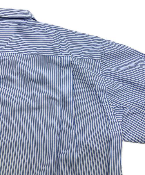 COMME des GARCONS SHIRT（コムデギャルソンシャツ）COMME des GARCONS SHIRT (コムデギャルソンシャツ) デザインストライプシャツ ホワイト×ブルー サイズ:Sの古着・服飾アイテム