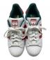 中古・古着 adidas (アディダス) SUPERSTAR ホワイト×レッド サイズ:255 未使用品：8000円