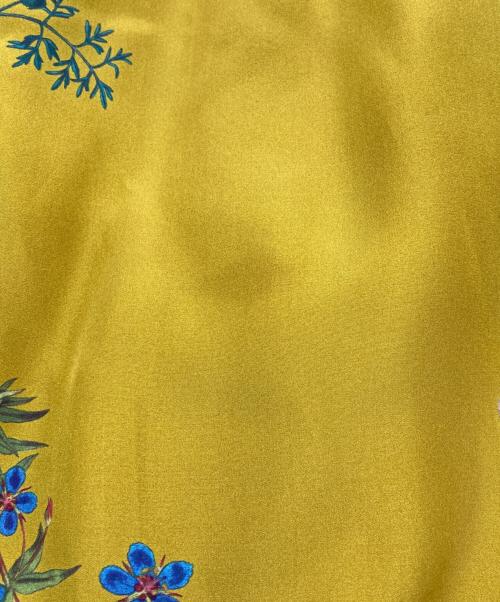 CABAN（キャバン）CABAN (キャバン) BLOOMIN' ART プリントフレアスカート/23AW イエロー サイズ:Fの古着・服飾アイテム