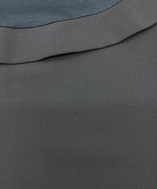 ENFOLD（エンフォルド）ENFOLD (エンフォルド) CUT LAYERED DRESS ネイビー サイズ:38の古着・服飾アイテム