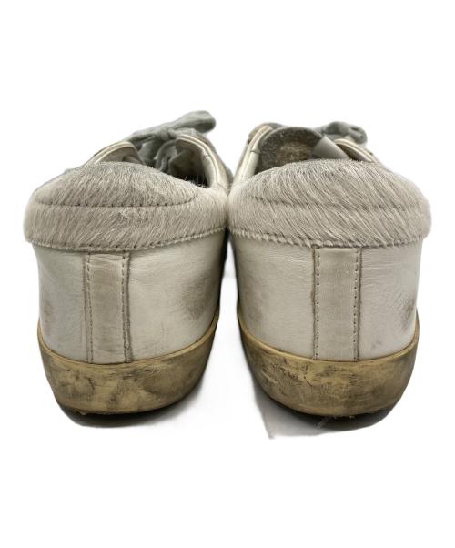GOLDEN GOOSE（ゴールデングース）GOLDEN GOOSE (ゴールデングース) ヴィンテージユーズド加工スニーカー ホワイト×ベージュ サイズ:37の古着・服飾アイテム