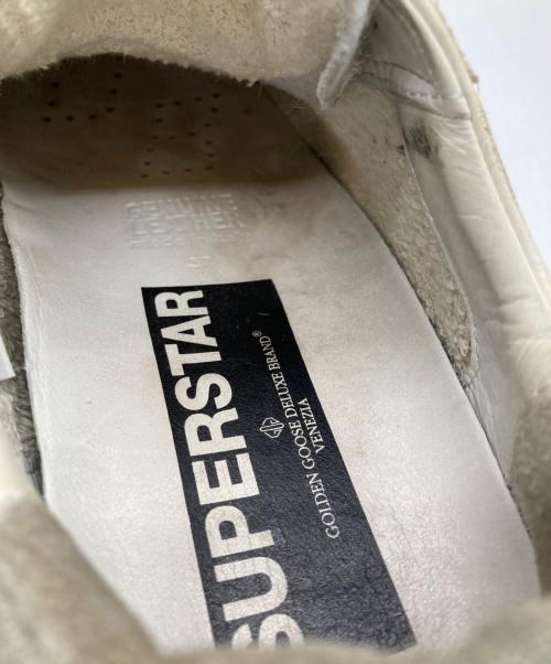 GOLDEN GOOSE（ゴールデングース）GOLDEN GOOSE (ゴールデングース) ヴィンテージユーズド加工スニーカー ホワイト×ベージュ サイズ:37の古着・服飾アイテム