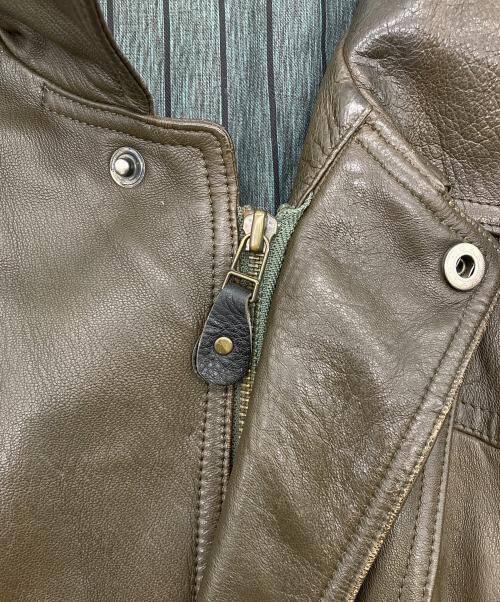 MARELLI（マレリ）MARELLI (マレリ) ラムレザージャケット ブラウン サイズ:Lの古着・服飾アイテム