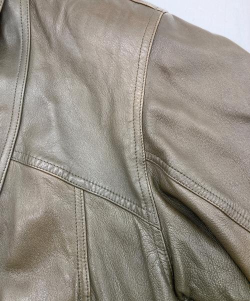 MARELLI（マレリ）MARELLI (マレリ) ラムレザージャケット ブラウン サイズ:Lの古着・服飾アイテム