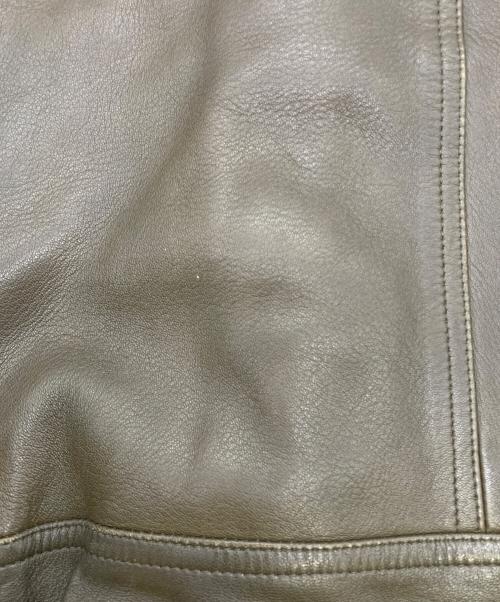 MARELLI（マレリ）MARELLI (マレリ) ラムレザージャケット ブラウン サイズ:Lの古着・服飾アイテム