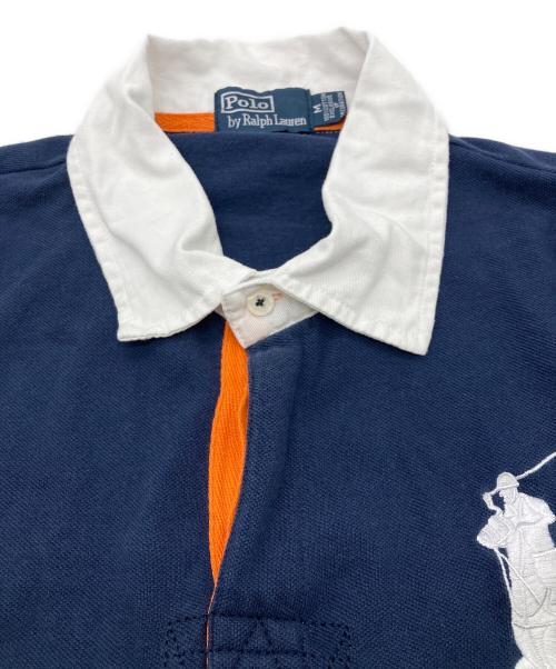 POLO RALPH LAUREN（ポロ・ラルフローレン）POLO RALPH LAUREN (ポロ・ラルフローレン) ビッグポニーポロシャツ ネイビー サイズ:Mの古着・服飾アイテム