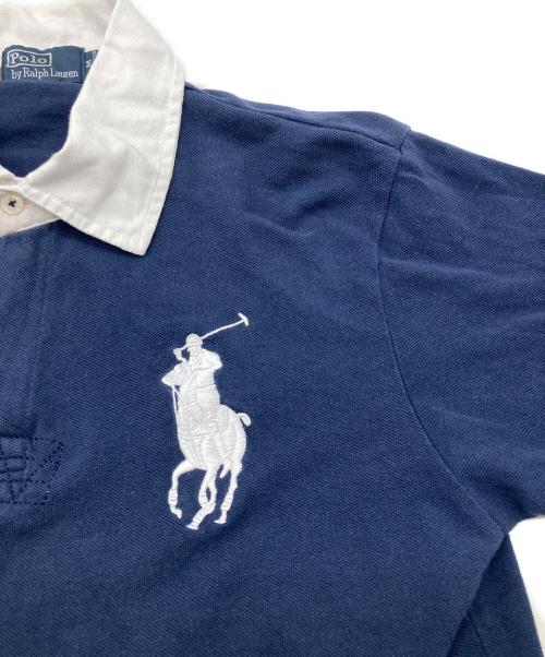 POLO RALPH LAUREN（ポロ・ラルフローレン）POLO RALPH LAUREN (ポロ・ラルフローレン) ビッグポニーポロシャツ ネイビー サイズ:Mの古着・服飾アイテム