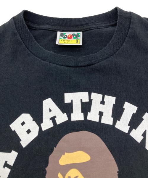 A BATHING APE（アベイシングエイプ）A BATHING APE (アベイシングエイプ) COLLAGE APE HEAD TEE ブラック サイズ:Sの古着・服飾アイテム