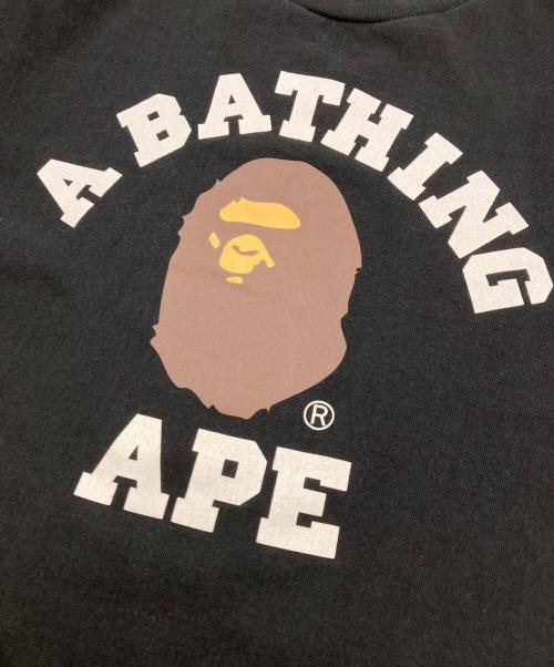 A BATHING APE（アベイシングエイプ）A BATHING APE (アベイシングエイプ) COLLAGE APE HEAD TEE ブラック サイズ:Sの古着・服飾アイテム