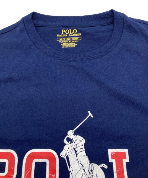 POLO RALPH LAUREN（ポロ・ラルフローレン）POLO RALPH LAUREN (ポロ・ラルフローレン) ビッグポニーマークTEE ネイビー サイズ:XSの古着・服飾アイテム