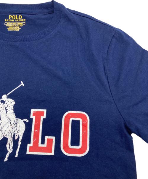 POLO RALPH LAUREN（ポロ・ラルフローレン）POLO RALPH LAUREN (ポロ・ラルフローレン) ビッグポニーマークTEE ネイビー サイズ:XSの古着・服飾アイテム
