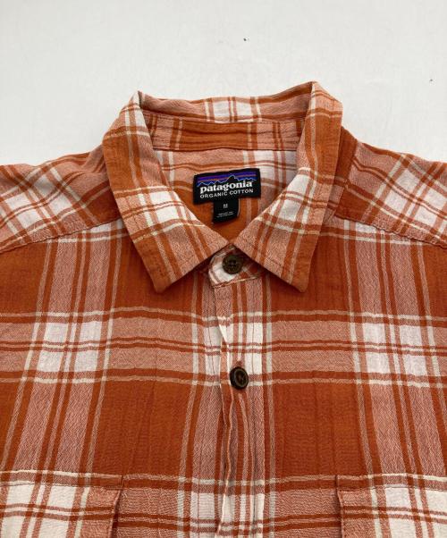 Patagonia（パタゴニア）Patagonia (パタゴニア) ステアーズマン・シャツ オレンジ サイズ:Mの古着・服飾アイテム