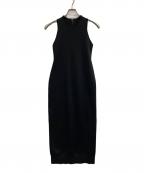 e BIOTOPビオトープ）の古着「Tank Long Knit dress」｜ブラック