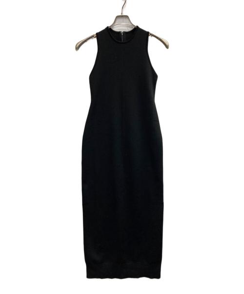 e BIOTOP（ビオトープ）e BIOTOP (ビオトープ) Tank Long Knit dress ブラック サイズ:1の古着・服飾アイテム