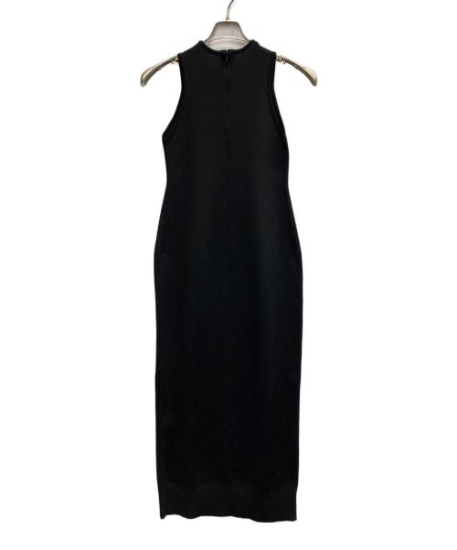 e BIOTOP（ビオトープ）e BIOTOP (ビオトープ) Tank Long Knit dress ブラック サイズ:1の古着・服飾アイテム