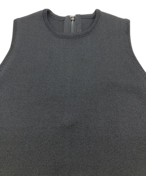 e BIOTOP（ビオトープ）e BIOTOP (ビオトープ) Tank Long Knit dress ブラック サイズ:1の古着・服飾アイテム