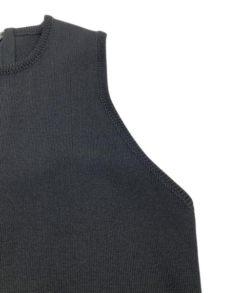 e BIOTOP（ビオトープ）e BIOTOP (ビオトープ) Tank Long Knit dress ブラック サイズ:1の古着・服飾アイテム