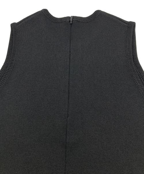 e BIOTOP（ビオトープ）e BIOTOP (ビオトープ) Tank Long Knit dress ブラック サイズ:1の古着・服飾アイテム