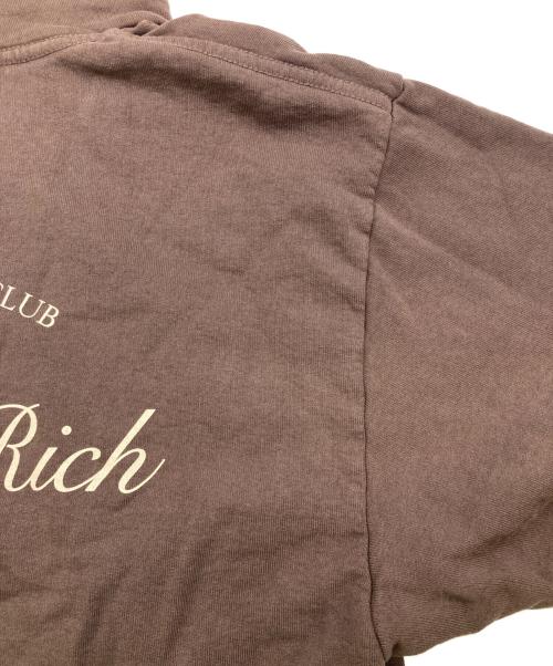 Sporty & Rich（スポーティーアンドリッチ）Sporty & Rich (スポーティーアンドリッチ) プリントパーカー ブラウン サイズ:Mの古着・服飾アイテム