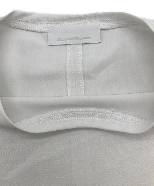 GALLARDA GALANTE（ガリャルダガランテ）GALLARDA GALANTE (ガリャルダガランテ) バックスリットブラウスTee ホワイト サイズ:Fの古着・服飾アイテム