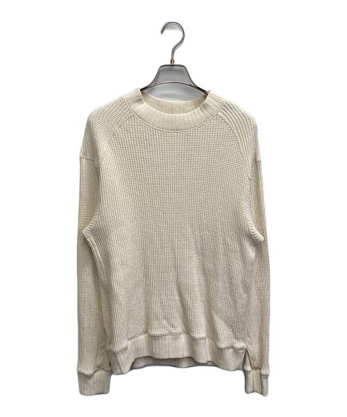 JACKMAN（ジャックマン）jackman (ジャックマン) Waffle Mid-neck ベージュ サイズ:Lの古着・服飾アイテム