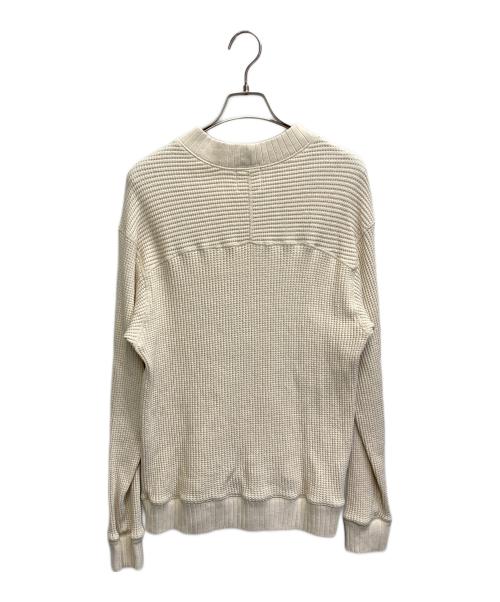 JACKMAN（ジャックマン）jackman (ジャックマン) Waffle Mid-neck ベージュ サイズ:Lの古着・服飾アイテム