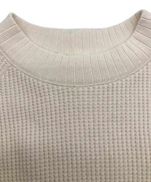 JACKMAN（ジャックマン）jackman (ジャックマン) Waffle Mid-neck ベージュ サイズ:Lの古着・服飾アイテム