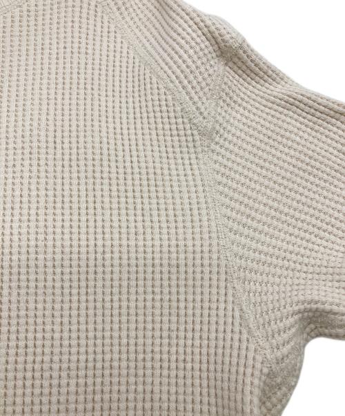 JACKMAN（ジャックマン）jackman (ジャックマン) Waffle Mid-neck ベージュ サイズ:Lの古着・服飾アイテム
