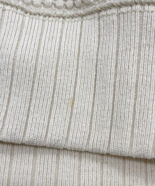 JACKMAN（ジャックマン）jackman (ジャックマン) Waffle Mid-neck ベージュ サイズ:Lの古着・服飾アイテム
